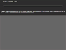 Tablet Screenshot of metromiles.com